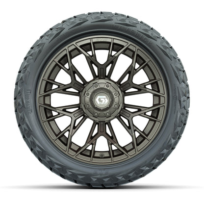 GTW Stellar Matte Bronze 15 in Wheels with 23x10.00-R15 Maverick All-Terrain Tires – Full Set