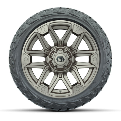 GTW Graffiti Satin Bronze/Black 14 in Wheels with 23x10.00-R14 Maverick All-Terrain Tires – Full Set