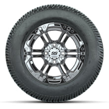 GTW® Specter Chrome 12 in Wheels with 255/50-12 Excel Classic Street Tires – Full Set