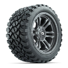 GTW® Shogun Gunmetal 14 in Wheels with 23X10-R14 Nomad Steel Belt Radial All-Terrain Tires - Full Set