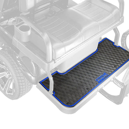 Xtreme Front & Rear Floor Mats for Evolution D5 Ranger & Maverick – Black/Blue