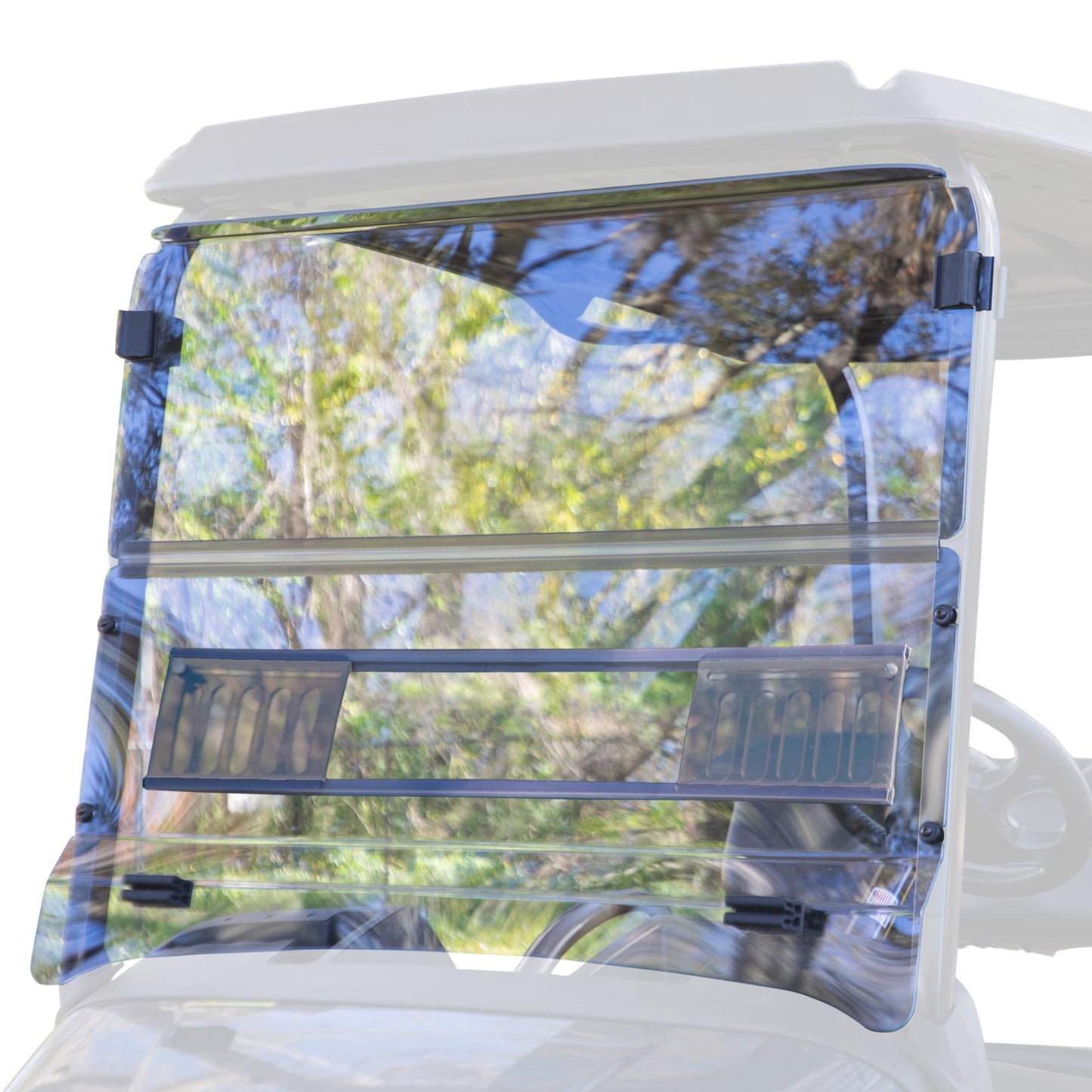 RedDot EZGO RXV with Blow Molded Top Clear Vented Folding Windshield (Years 2024-Up)