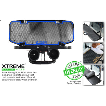 Xtreme Rear Floor Mat for DoubleTake Max5 & Max 6 Rear Seat Kit  - Black/Gray