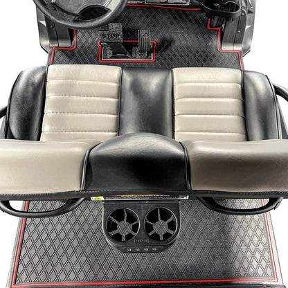 Xtreme Floor Mats for Club Car Onward - Black/Red Set