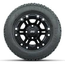 GTW Specter Matte Black 10 in Wheels with 205/50-10 Mamba Street Tires – Full Set