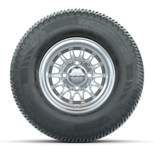 10" GTW Medusa Silver and Machined Wheels with 20" Fusion Street Tires - Set of 4