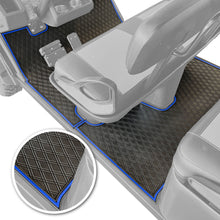 Xtreme Floor Mats for EZGO L6 - Black/Blue Set