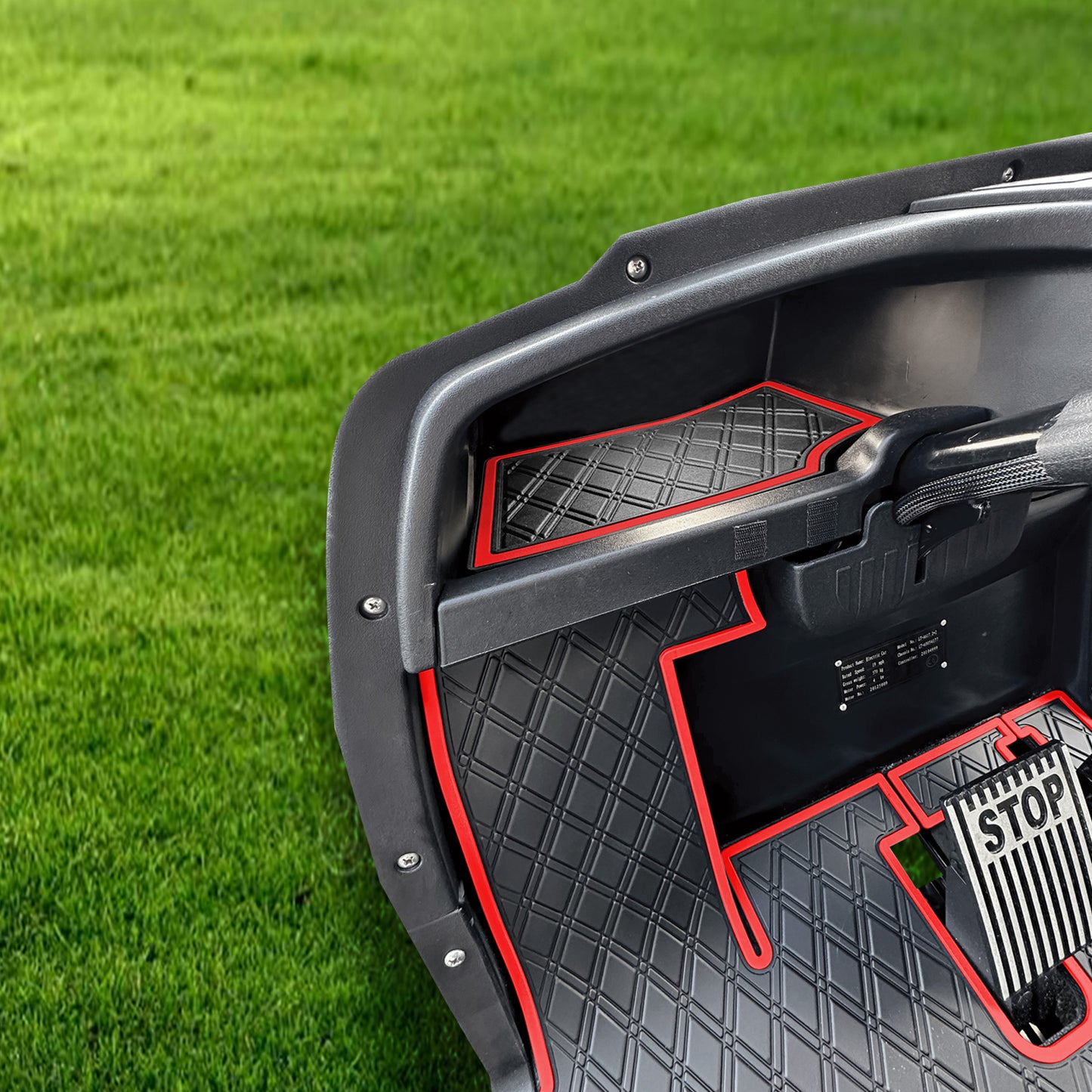 Xtreme Dash Mats for ICON and Advanced EV - Black/Red