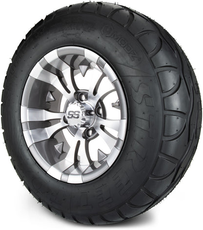 MODZ® 12" Vampire Gunmetal Wheels & Street Tires Combo