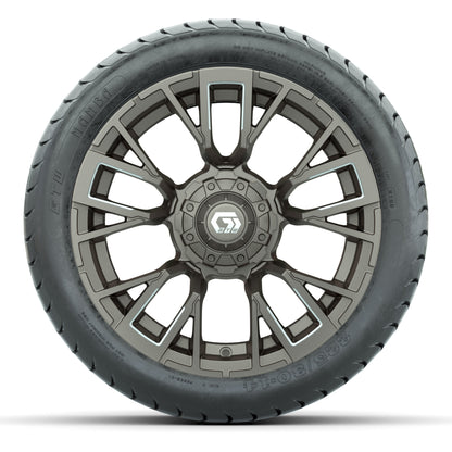 GTW Vandal Bronze/Machined 14 in Wheels with 225/30-14 Mamba Street Tires – Full Set