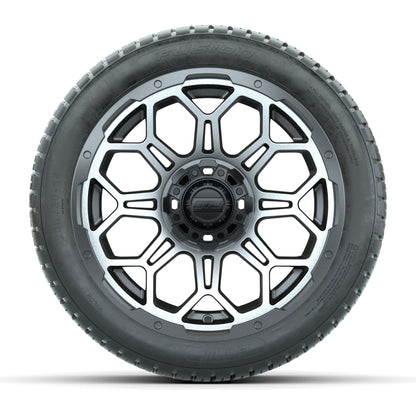Set of (4) 14 in GTW Bravo Wheels with 205/30-14 Fusion Street Tires