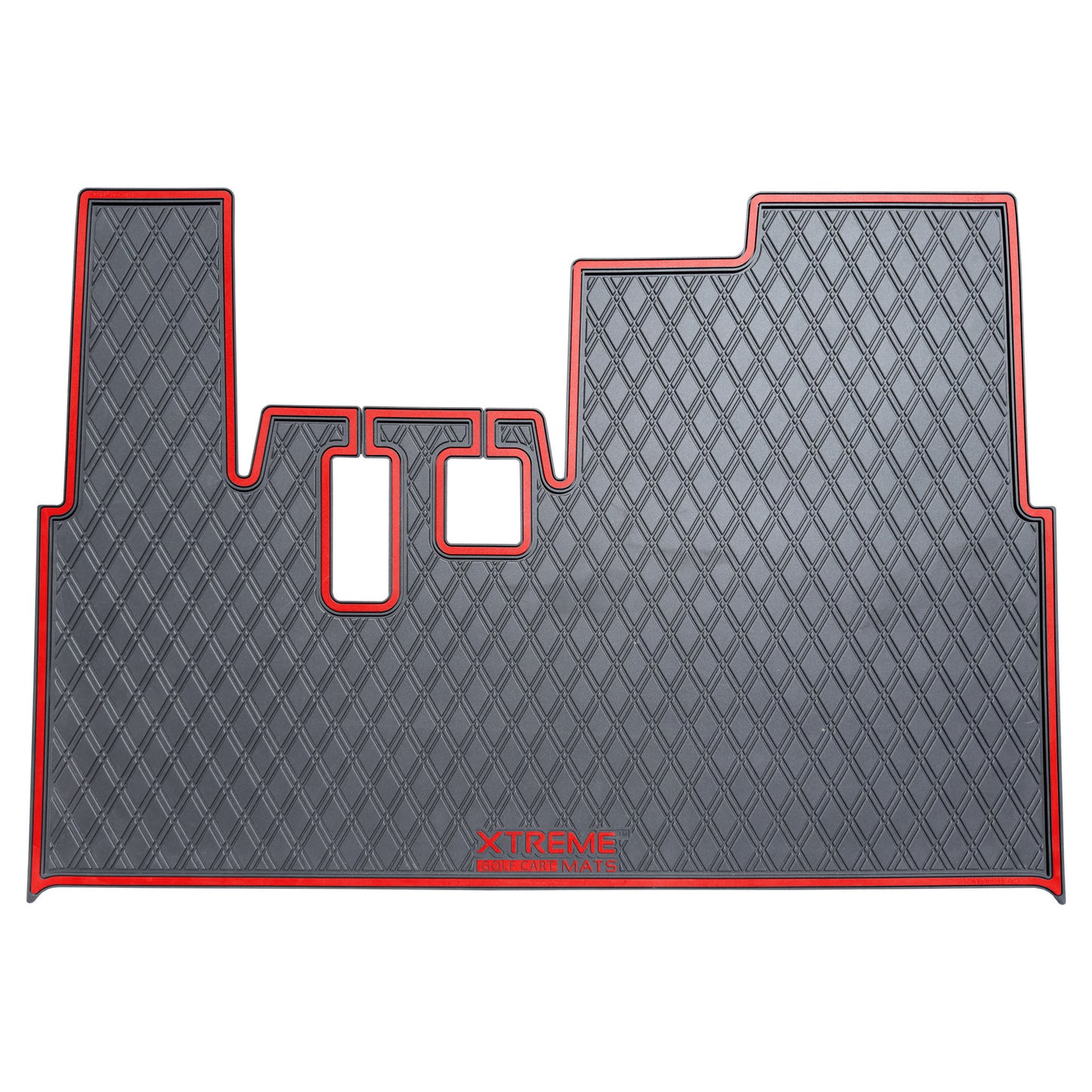 Xtreme Floor Mats for Yamaha G19-G22 - Black/Red