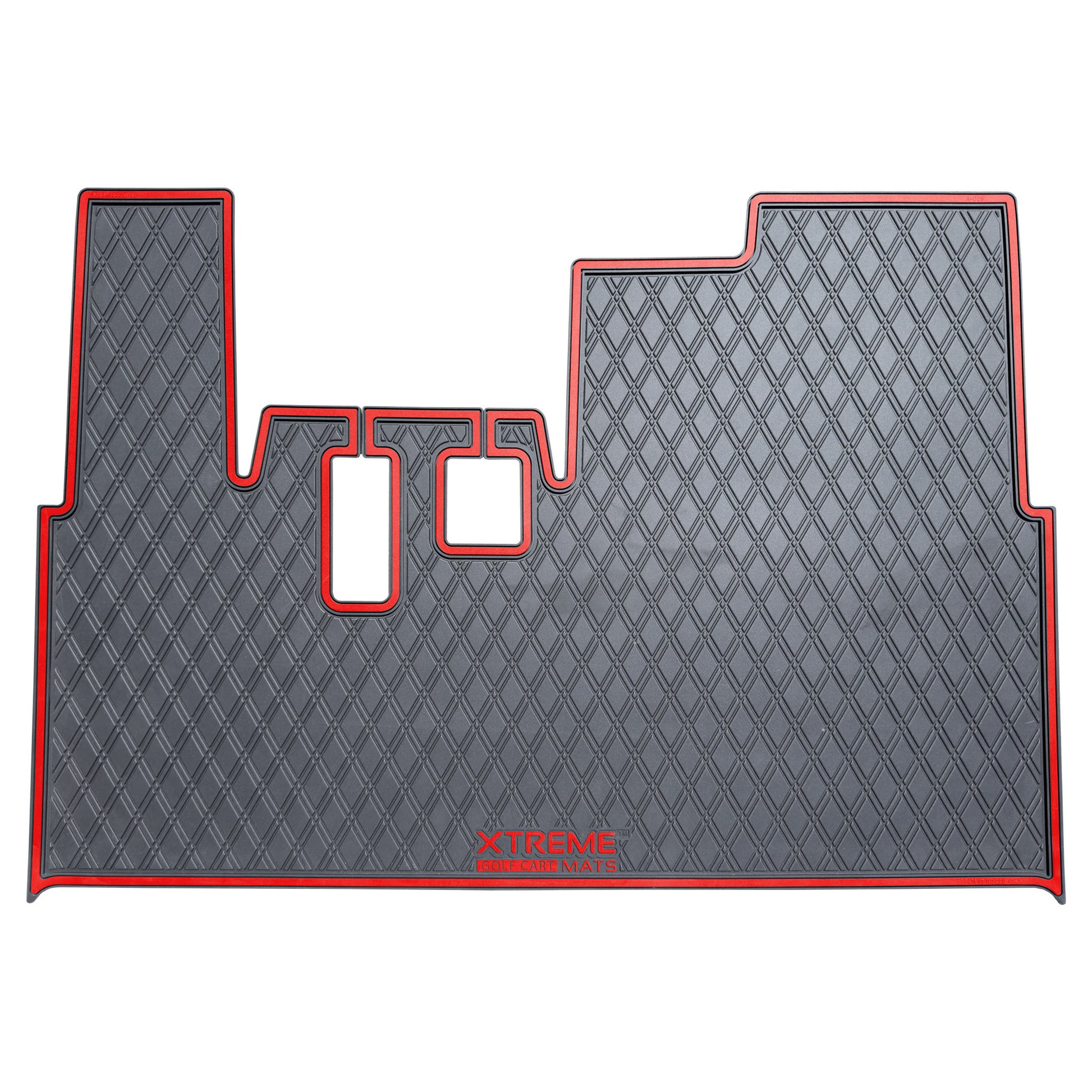 Xtreme Floor Mats for Yamaha G19-G22 - Black/Red