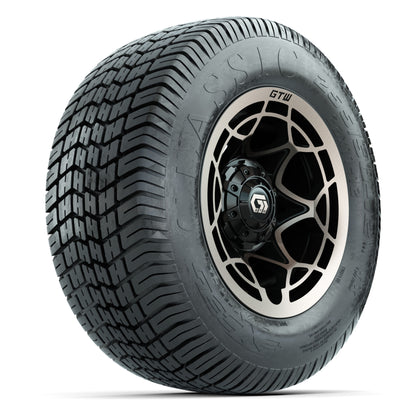 GTW® Nexus Black/Bronze 12 in Wheels with 255/50-12 Excel Classic Street Tires – Full Set