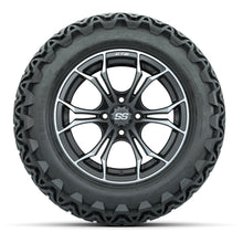 GTW Spyder Matte Grey 14 in Wheels with 23x10-14 GTW Predator All-Terrain Tires – Full Set