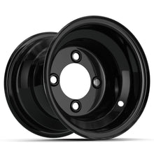 8'' GTW Gloss Black Steel Wheel (Centered)