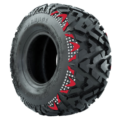 GTW Spyder Matte Black/Bronze 14 in Wheels with 25x10-14 Barrage Mud Tires – Full Set