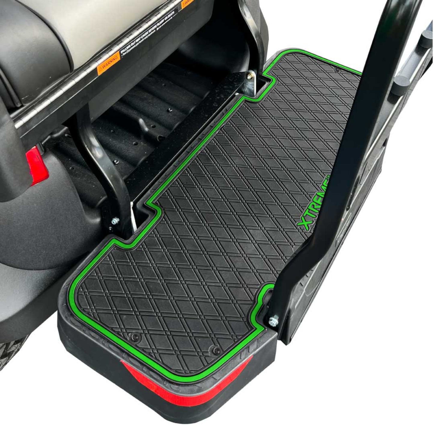 Xtreme Rear Floor Mat for DoubleTake Max5 & Max 6 Rear Seat Kit  - Black/Green