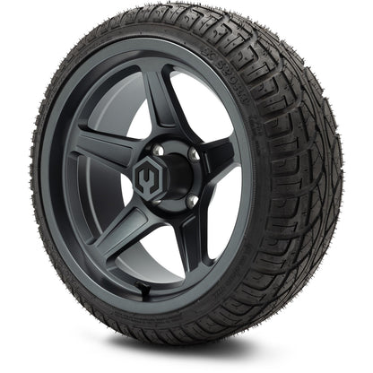 MODZ® 14" Drift Gunmetal Wheels & Street Tires Combo