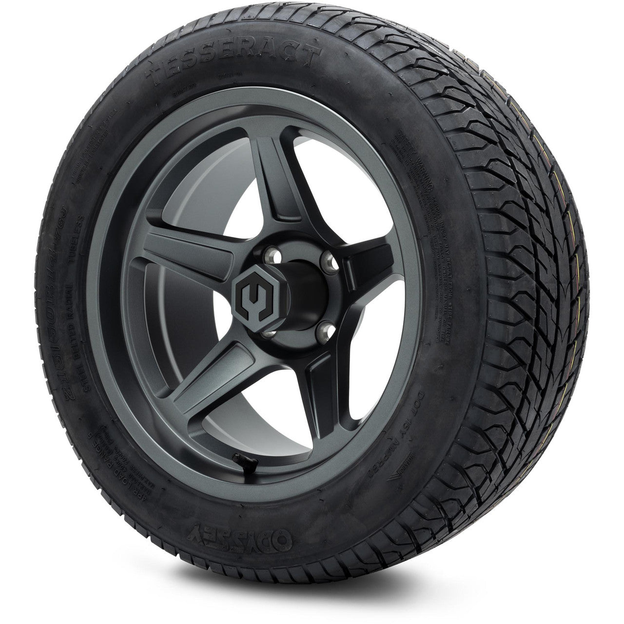 MODZ® 14" Drift Gunmetal Wheels & Street Tires Combo