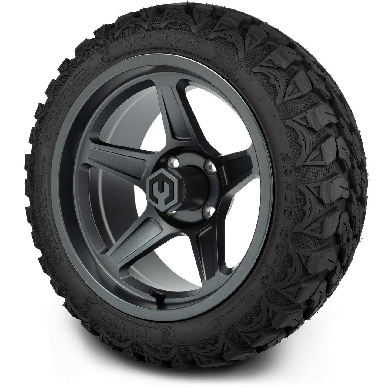 MODZ® 14" Drift Gunmetal Wheels & Off-Road Tires Combo