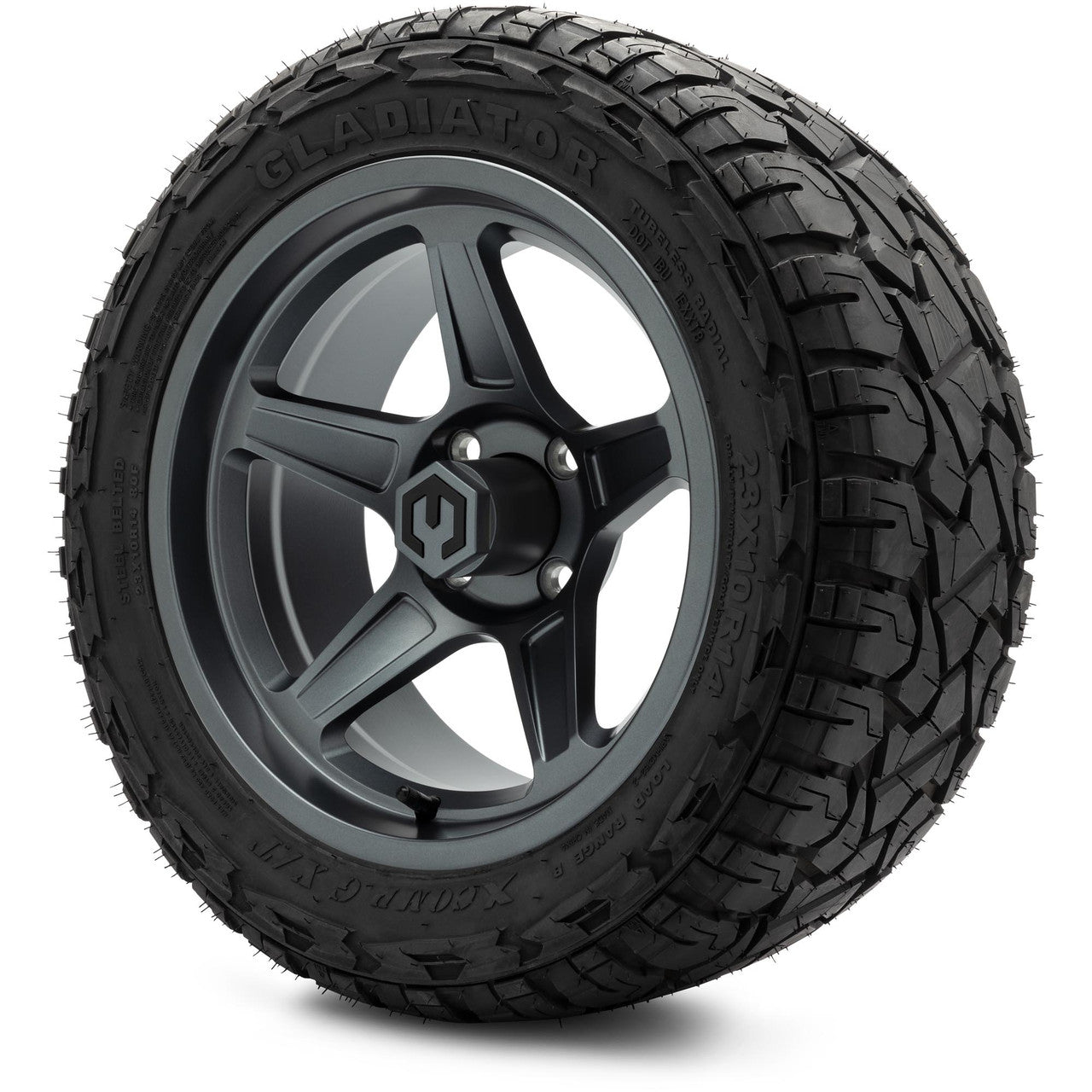 MODZ® 14" Drift Gunmetal Wheels & Off-Road Tires Combo