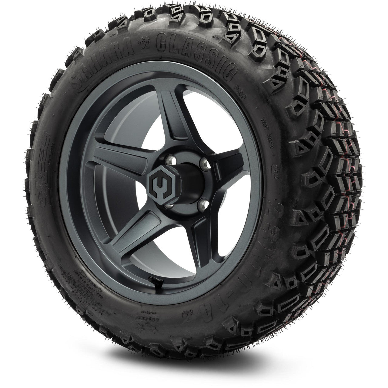 MODZ® 14" Drift Gunmetal Wheels & Off-Road Tires Combo