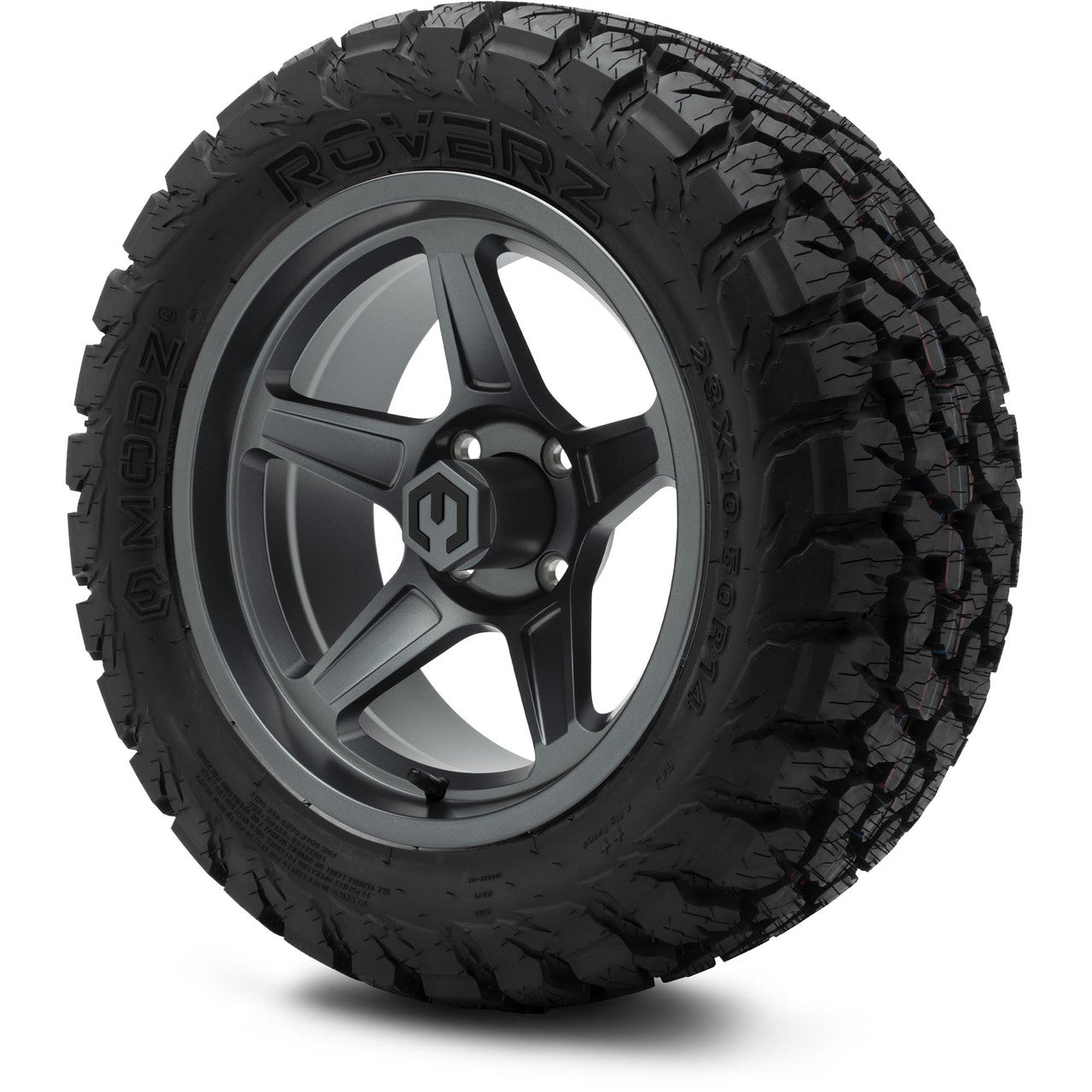 MODZ® 14" Drift Gunmetal Wheels & Off-Road Tires Combo