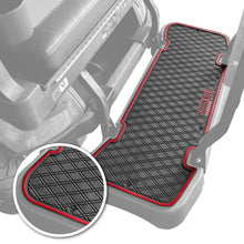 Xtreme Floor Mats for EZGO L6 Rear Seat Mat - Black/Red