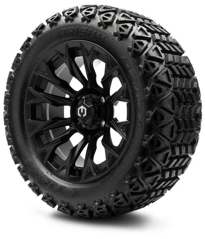 MODZ® 14" Falcon Matte Black Wheels & Off-Road Tires Combo
