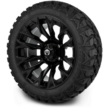 MODZ® 14" Falcon Matte Black Wheels & Off-Road Tires Combo