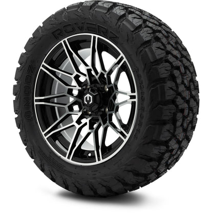 MODZ® 14" Galaxy Machined Black Wheels & Off-Road Tires Combo
