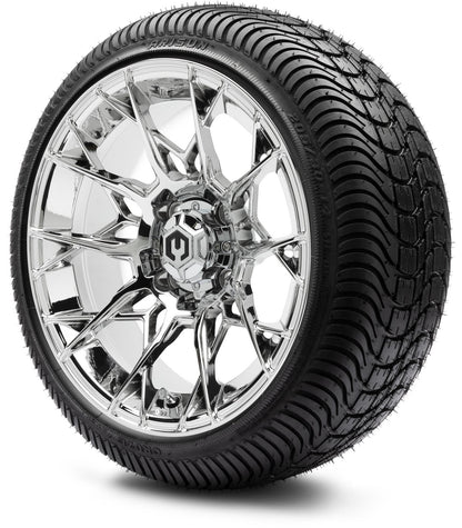 MODZ® 14" Chaos Chrome Wheels & Street Tires Combo