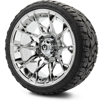 MODZ® 14" Chaos Chrome Wheels & Off-Road Tires Combo