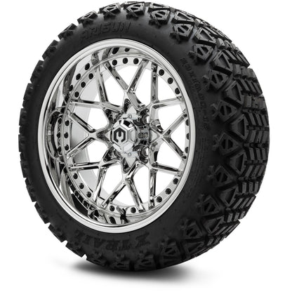 MODZ® 15" Formula Chrome Wheels & Off-Road Tires Combo