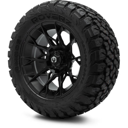 MODZ® 14" Chaos Matte Black Wheels & Off-Road Tires Combo