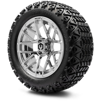 MODZ® 14" Matrix Chrome Wheels & Off-Road Tires Combo