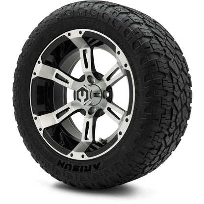 MODZ® 14" Ambush Machined Black Wheels & Off-Road Tires Combo