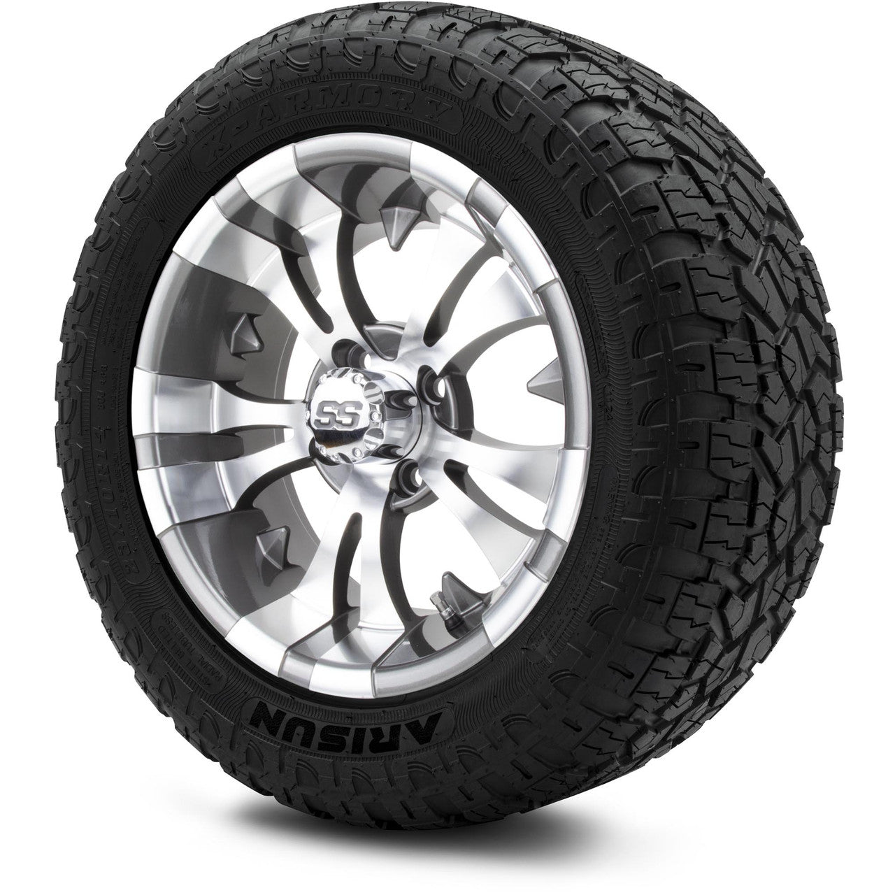 MODZ® 14" Vampire Gunmetal Wheels & Off-Road Tires Combo