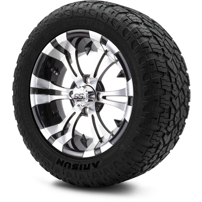 MODZ® 14" Vampire Machined Black Wheels & Off-Road Tires Combo