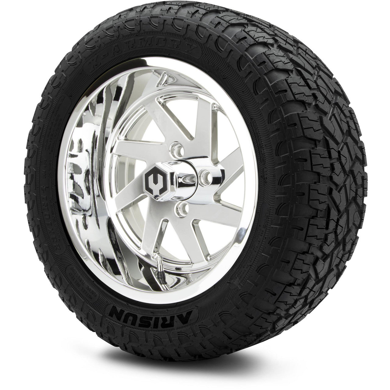 MODZ® 14" Fury Chrome Wheels & Off-Road Tires Combo
