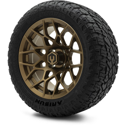MODZ® 14" Blitz Matte Bronze Wheels & Off-Road Tires Combo