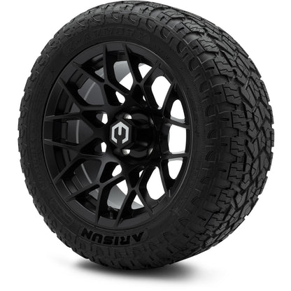 MODZ® 14" Blitz Matte Black Wheels & Off-Road Tires Combo