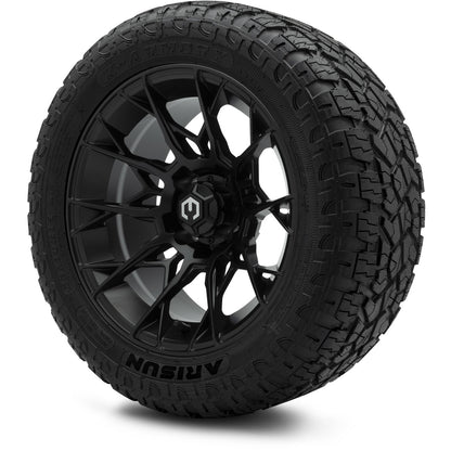 MODZ® 14" Chaos Matte Black Wheels & Off-Road Tires Combo