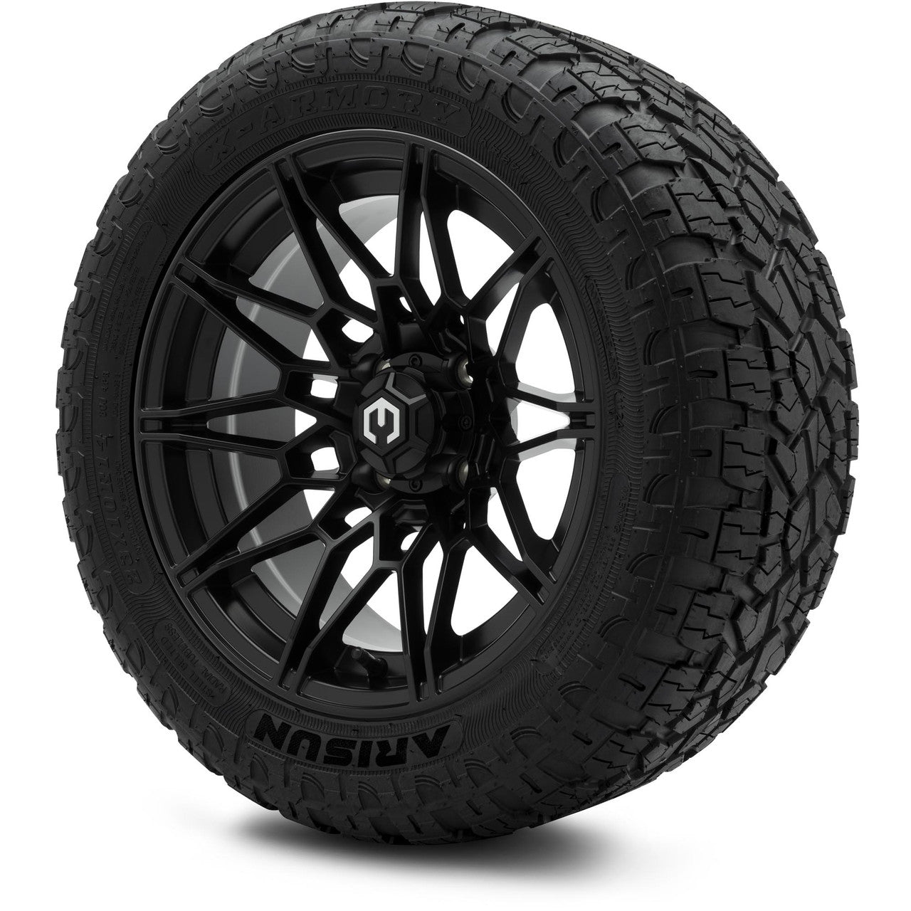 MODZ® 14" Galaxy Matte Black Wheels & Off-Road Tires Combo