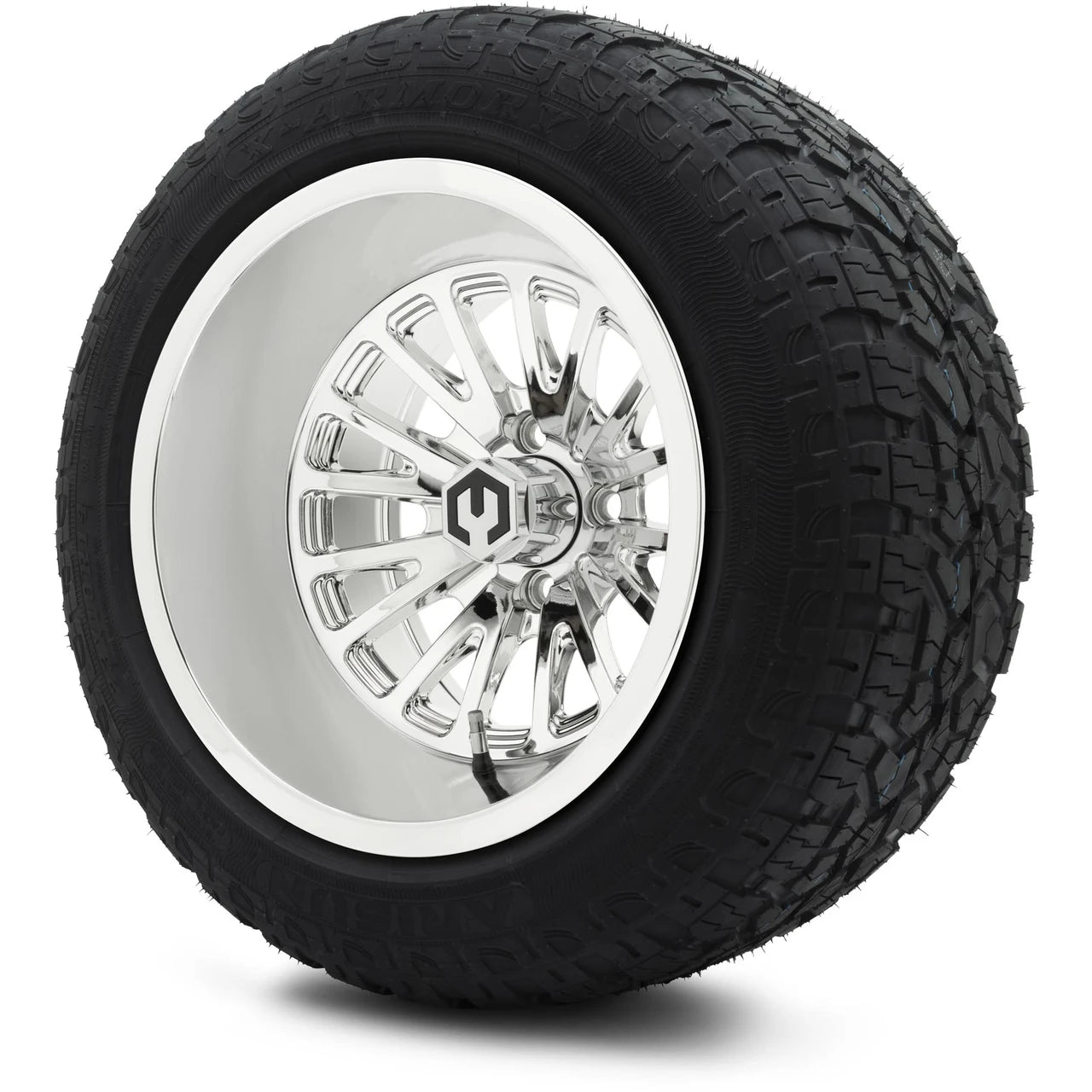 MODZ® 14" Assassin Chrome Wheels & Off-Road Tires Combo