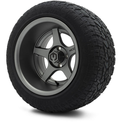 MODZ® 14" Maverick Matte Gunmetal Wheels & Off-Road Tires Combo