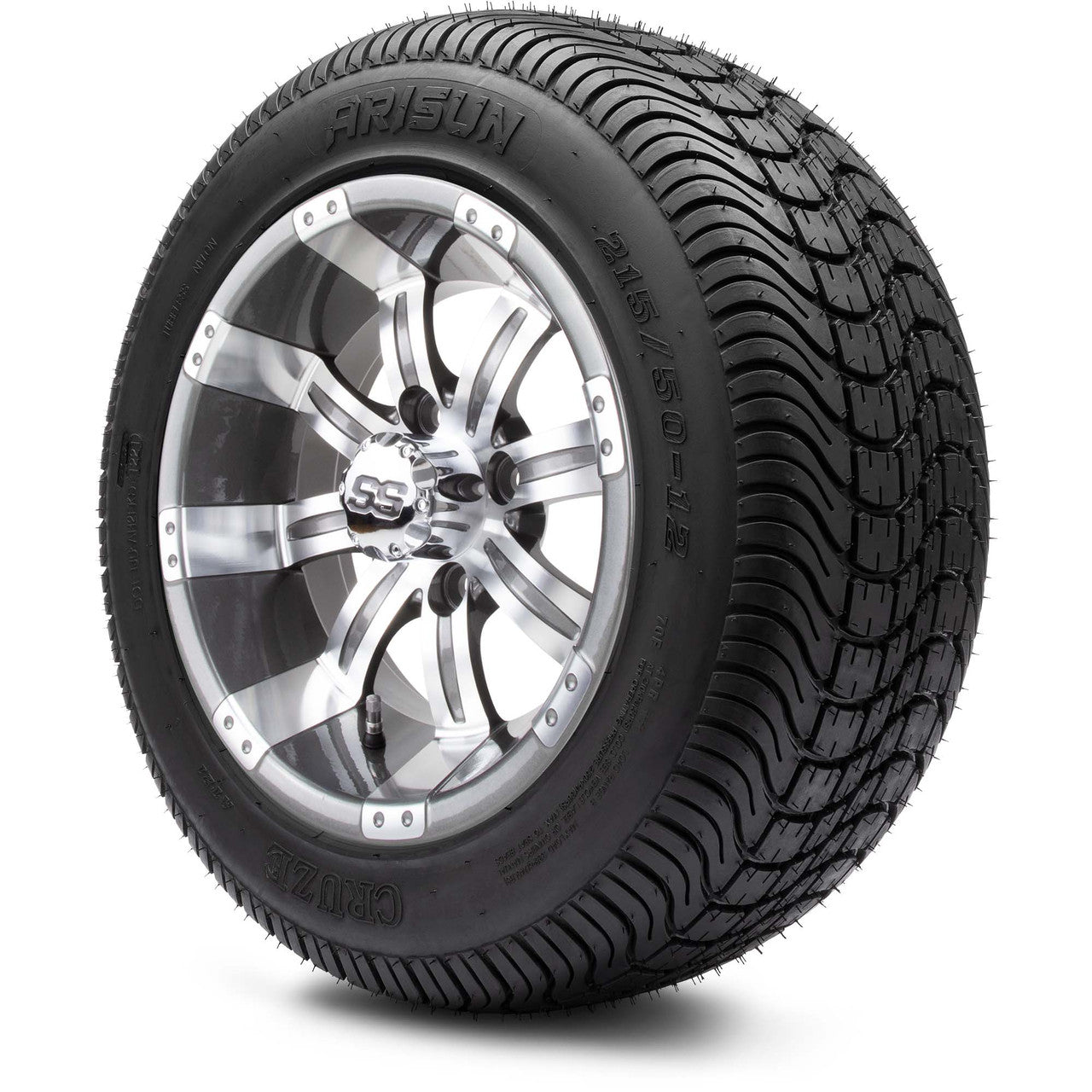MODZ® 12" Tempest Gunmetal Wheels & Street Tires Combo
