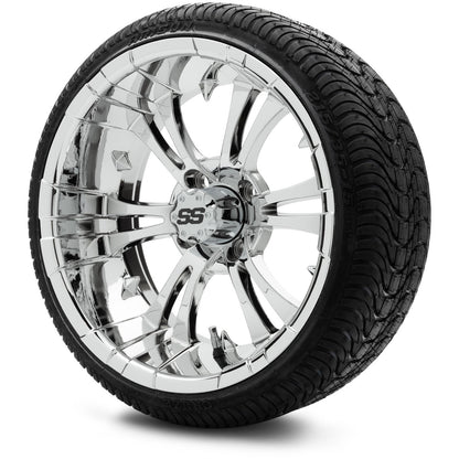 MODZ® 15" Vampire Chrome Wheels & Street Tires Combo