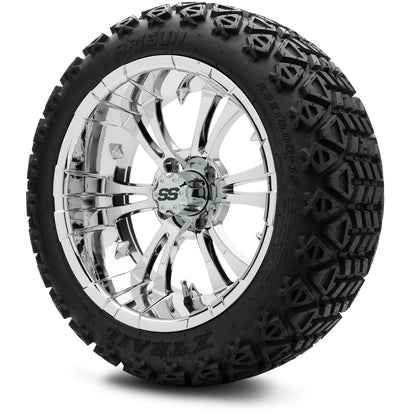 MODZ® 15" Vampire Chrome Wheels & Off-Road Tires Combo